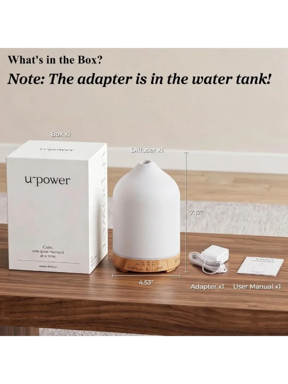 300mL Ceramic Essential Oil Diffuser | Aromatherapy for Home & Office Relaxation